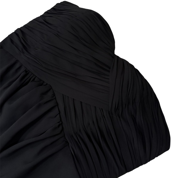 Never Worn Strapless Chiffon Prom/Evening Gown Size 10 - Picture 5 of 10